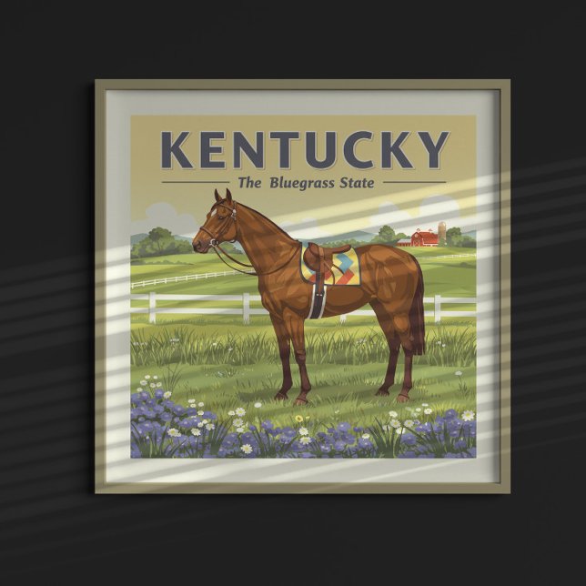 Vintage Kentucky Poster (Skapare uppladdad)