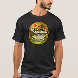 Vintage Kentucky Whiskey-etikett T-shirt