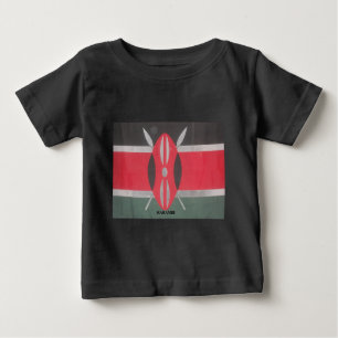 Vintage Kenya Flagga Harambe Design T-shirt