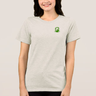 Vintage Kettlebell Laurel Wreath Gym Forest Green T Shirt