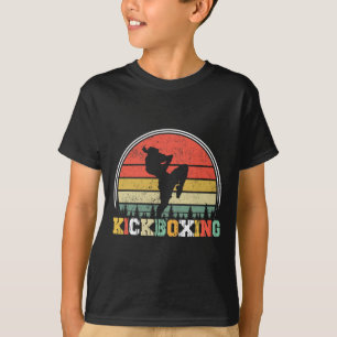 Vintage Kickboxer Fighter Kickboxning MMA kampspor T Shirt