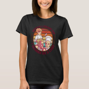 Vintage Kid Cooker-citat när jag växer upp vill ja T Shirt
