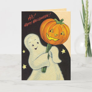 Vintage Kids Halloween-kort Kort