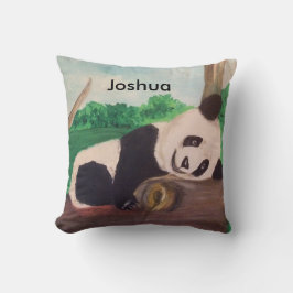 Vintage Kids Panda Bear Dekorativ kudde