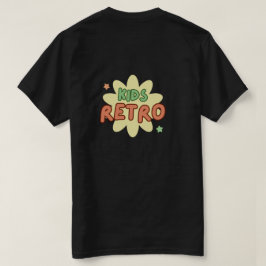 Vintage Kids Retro T-shirt | Rolig Blommig Grafisk