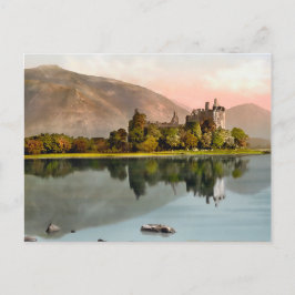 Vintage Kilchurn Castle Scotland Vykort