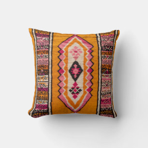 Vintage Kilim Cushion: Handgjorda Gulter Kudde