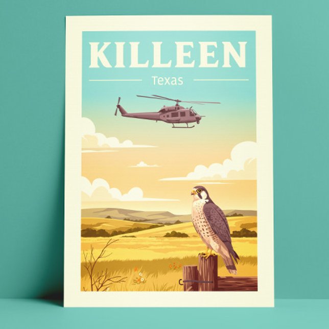 Vintage Killeen Texas Vykort (Skapare uppladdad)