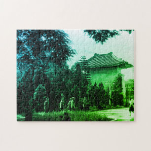 Vintage Kina Canton martyrernas park Pussel