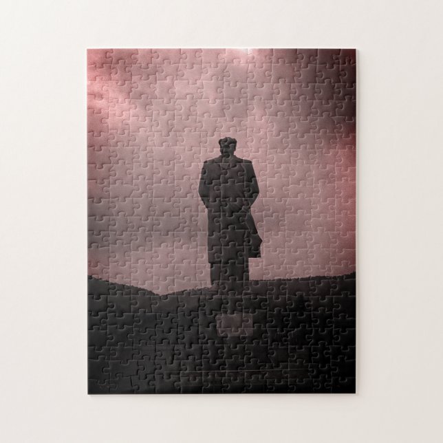 Vintage Kina Changsha Mao Tse Tung-staty Pussel (Vertikal)