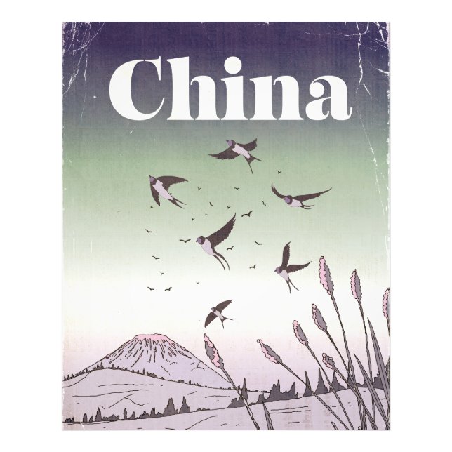 Vintage Kina Resa Poster (Framsidan)
