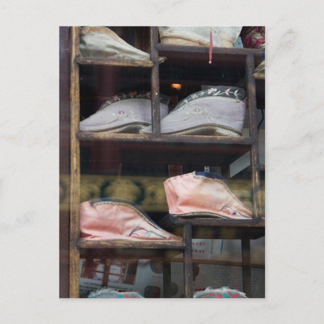 Vintage kinesiska damskor vykort (Framsida)