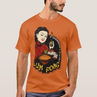 Vintage kinesiskt skaldjurscafé-present t shirt