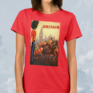 Vintage King's brittiska kungliga garde Storbritan Tee