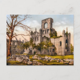 Vintage Kirkstall Abbey Yorkshire England Vykort