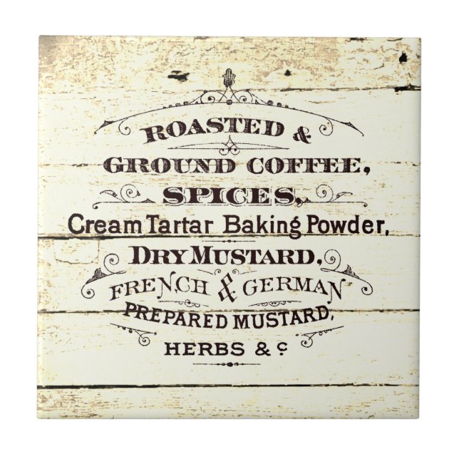 Vintage Kitchen Kakelplatta (Framsidan)