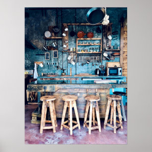 "Vintage Kitchen" Poster