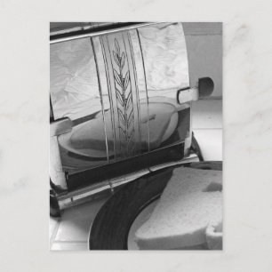Vintage Kitchen Toaster Blank Art-vykort Vykort