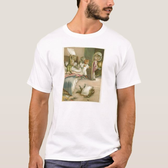 Vintage Kitten Shirt T-shirt (Framsida)