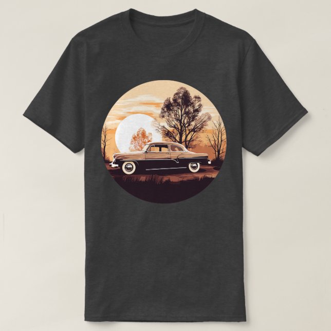Vintage Klassisk 8 T Shirt (Design framsida)