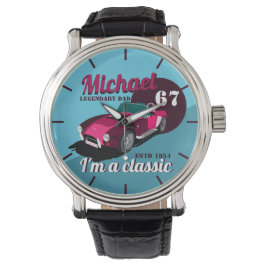 Vintage klassisk antikisk billegendariker pappa na armbandsur
