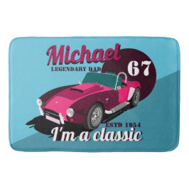 Vintage klassisk antikisk billegendariker pappa na badrumsmatta