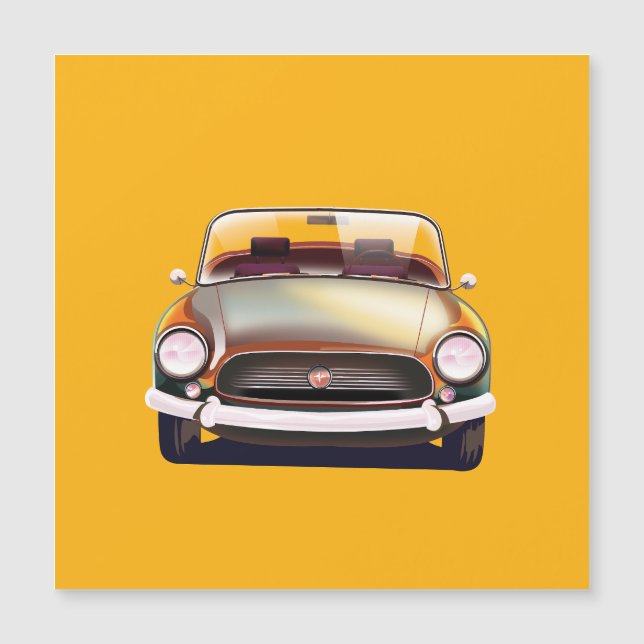 Vintage klassisk bil (Framsida)
