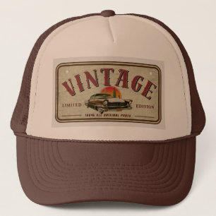Vintage Klassisk Bil Begränsad Upplaga Originaldel Keps