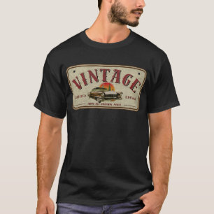 Vintage Klassisk Bil Begränsad Upplaga Originaldel T Shirt