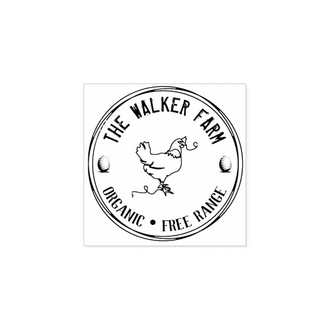 Vintage Klassisk ⎢ Hönsen och ägget Stämpel (Tryck)