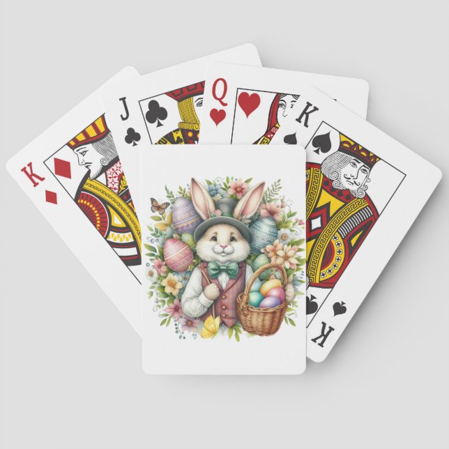 Vintage/Klassisk, Påskhare Casinokort (Baksidan)