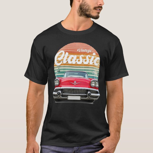 Vintage, klassisk t-shirt (Framsida)