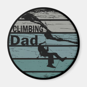 vintage klättra pappa magnet