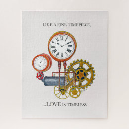 Vintage klocka pussel