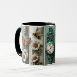 vintage klockor mugg