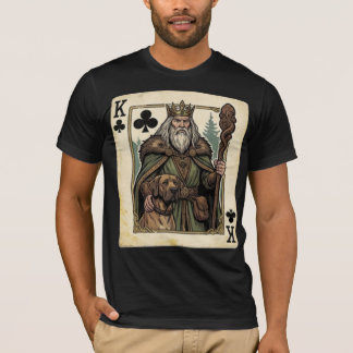 Vintage Klöverkung - Skogskung med trogen hund T Shirt