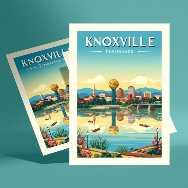 Vintage Knoxville Tennessee Vykort (Skapare uppladdad)