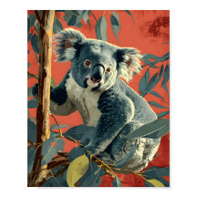 Vintage Koala: Timless Wildlife Charm