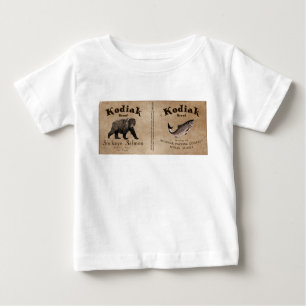 Vintage Kodiak Salmon Label T-shirt