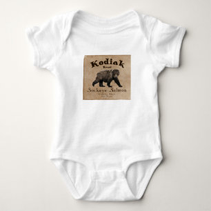Vintage Kodiak Salmon Label Tee Shirt