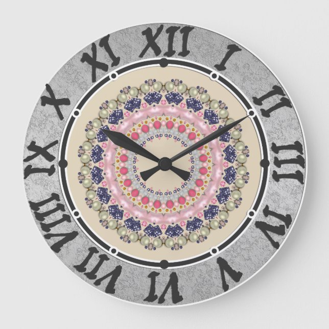 Vintage köksklocka stor klocka (Framsida)