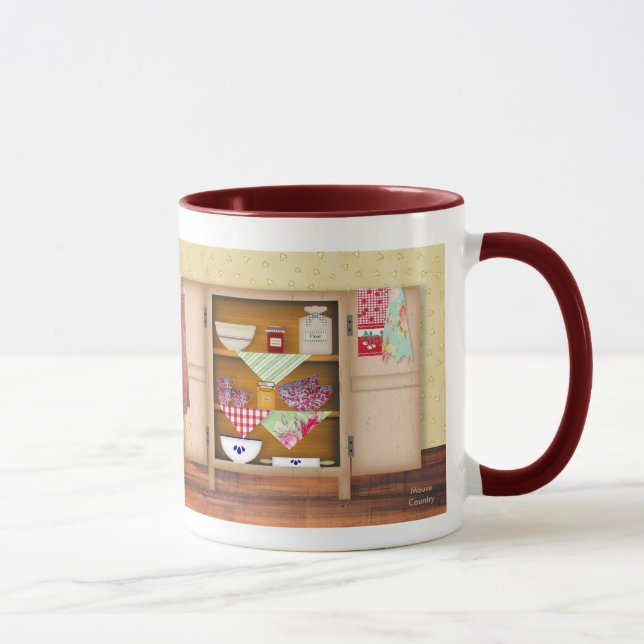 Vintage köksskåp mugg (Höger)