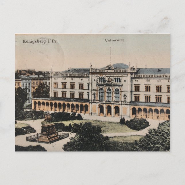 Vintage Koningsberg/Kaliningrad vykort (Framsida)