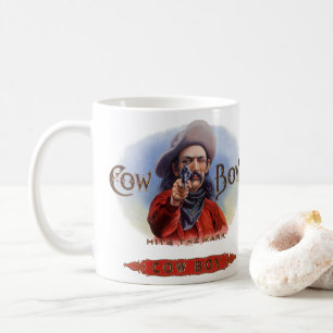 Vintage-konst från cigaretteriket, Cowboy träffar Kaffemugg