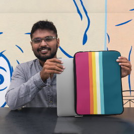 Vintage kontrast laptop fodral