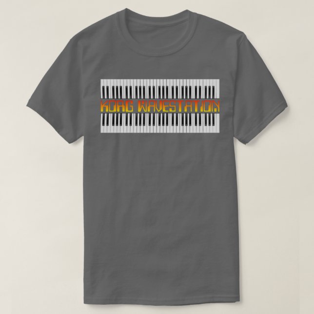 Vintage Korg Synth  T Shirt (Design framsida)