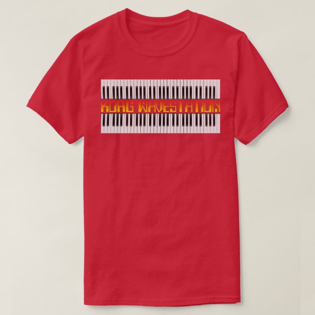 Vintage Korg Synth T Shirt (Design framsida)