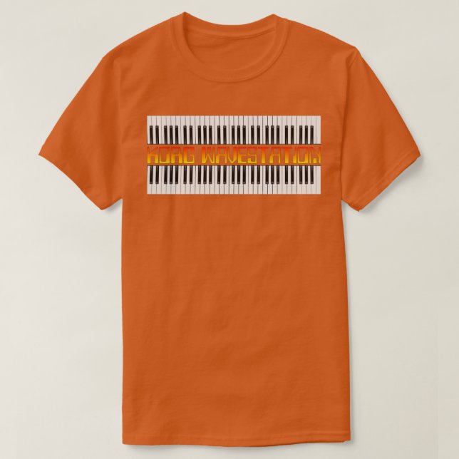 Vintage Korg Synth T Shirt (Design framsida)