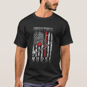 Vintage Korrigering Sjuksköterska i Amerikanska F T Shirt