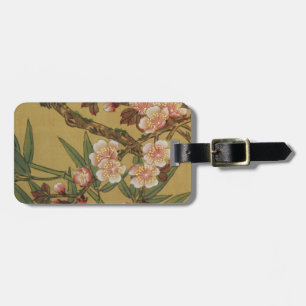 Vintage Körsbärsblommor Asiatiska Japanska Blommor Bagagebricka